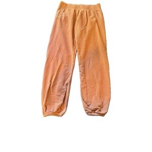 Aerie Pink and Orange Relaxed Fit Joggers